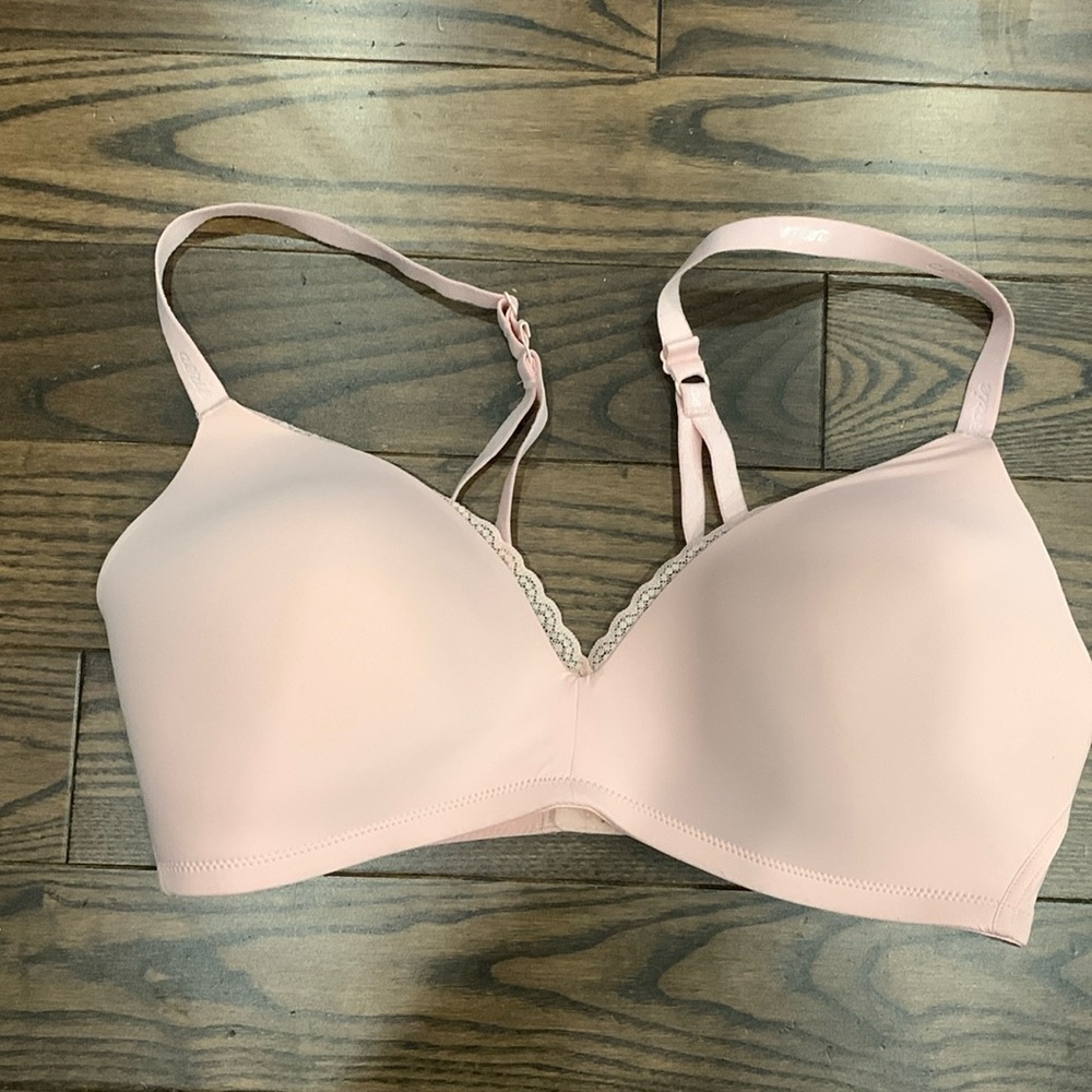Aerie real happy wireless bra Pink size 36D
